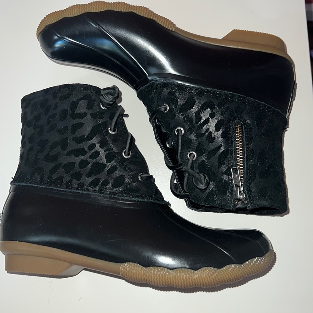 Sorry Saltwater Cheetah Duck Boots